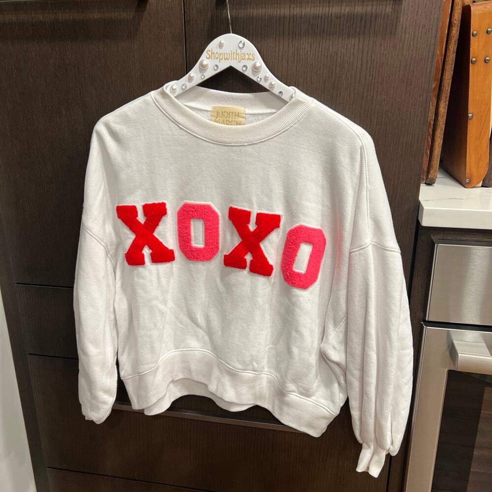 Judith March pullover xoxo‎ Sweatshirt women’s XL